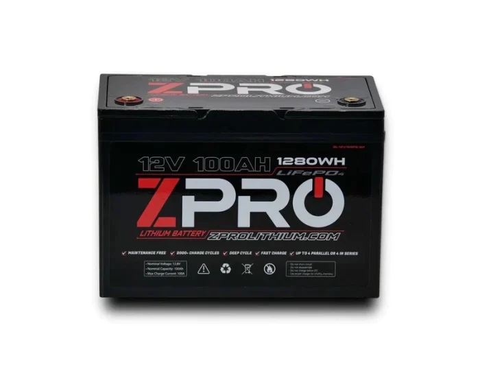 12v 100Ah ZPRO Lithium Battery