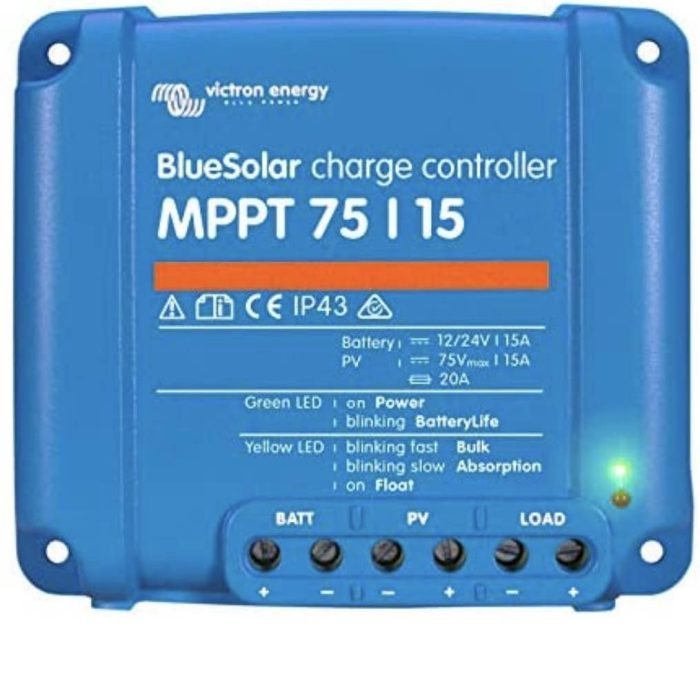 15A MPPT Blue Solar Charge Controller 75/15 by Victron Energy