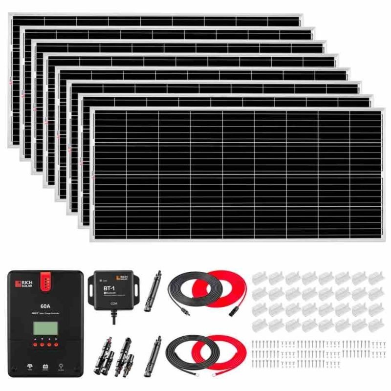 1600 Watt Solar Kit with 40A MPPT Controller
