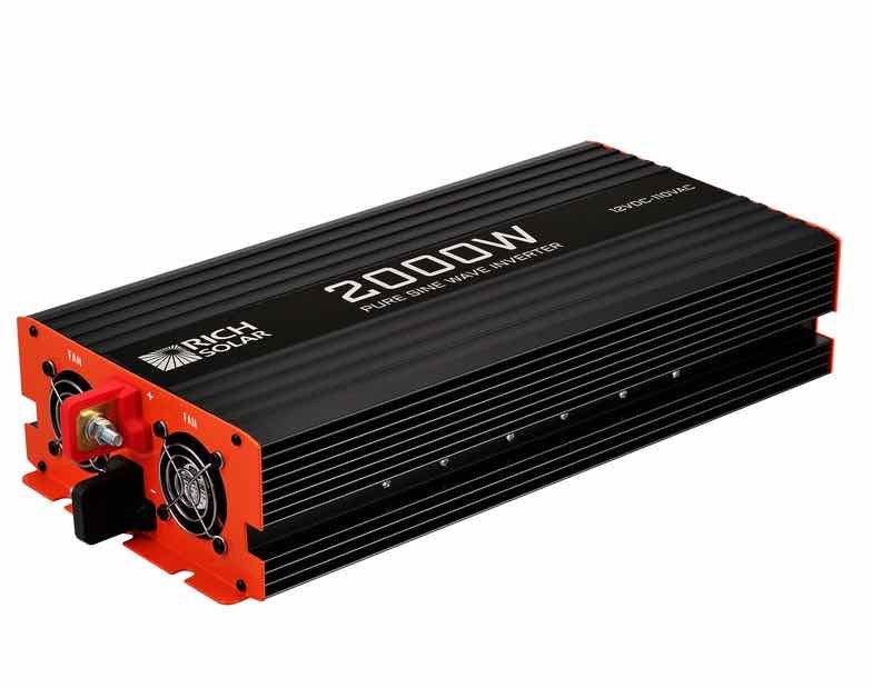 2000 watt Inverter by Rich Solar (Top Side)