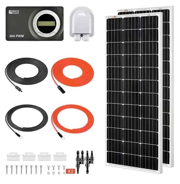 200 Watt RV Solar Kit