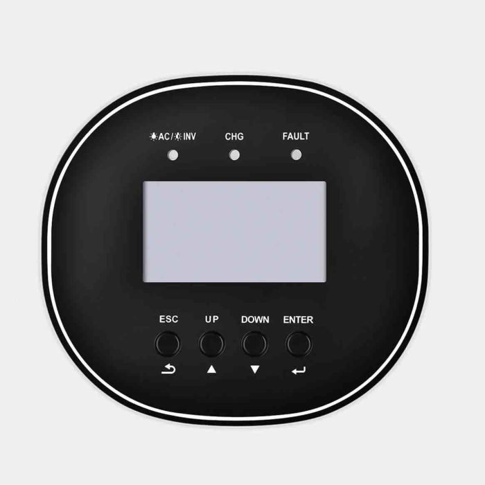 3kW 48 Volt Hybrid Solar Inverter White Color (Monitor) by Rich Solar