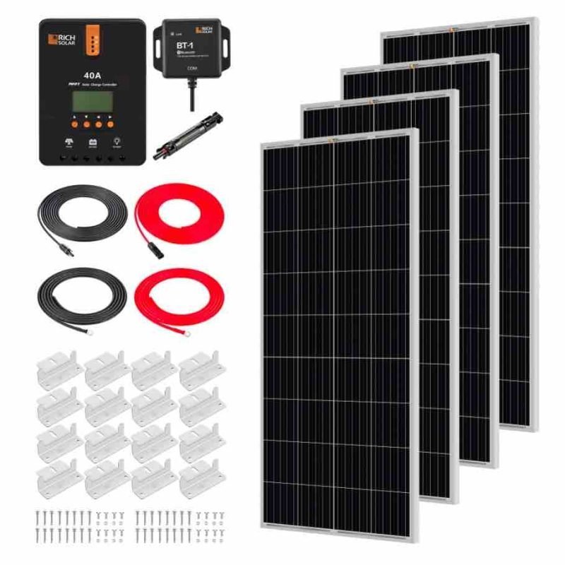 800 Watt Solar Kit with 40A MPPT Controller