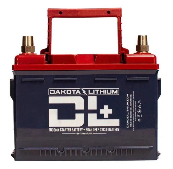 DL+ 12V 60AH Dual Purpose 1000CCA Starter & Deep Cycle Lithium Ion Battery