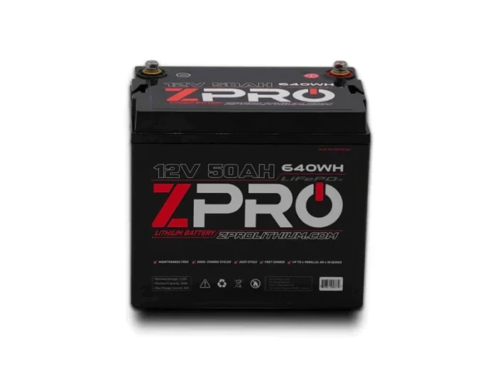 ZPRO 12V 50Ah Lithium Battery