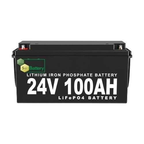 EcoSol LiFePO4 Lithium Battery 24v 100Ah