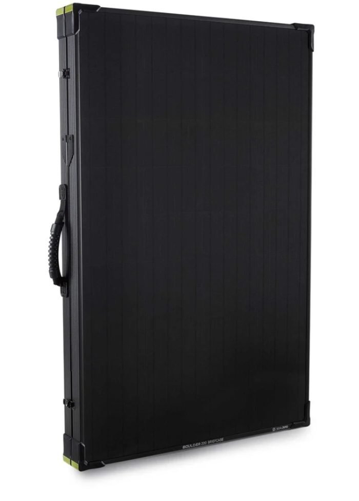 Goal Zero Boulder 200 watt solar panel brief case (Closed)